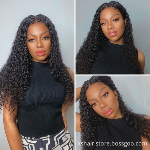 Kinky Curly U Part Wig 150% Density Brazilian Natural Human Hair Wig Wholesale Vendors For Black Women
